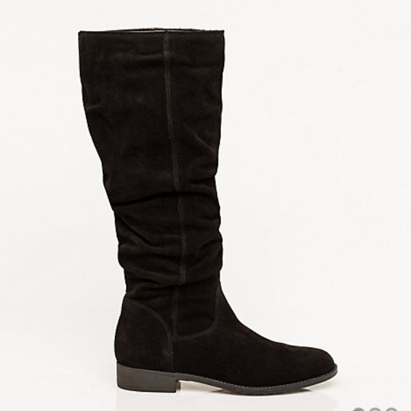 Italian Design Suede Knee High Boot - Picture 1 of 4